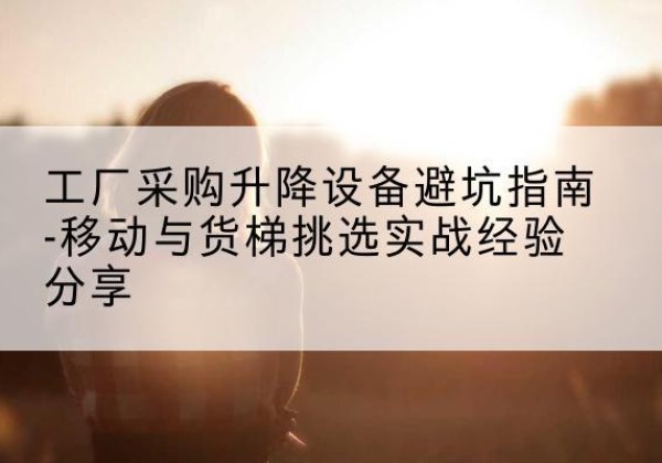 龙州移动式升降机怎么选-工厂采购升降设备避坑指南-移动与货梯挑选实战经验分享